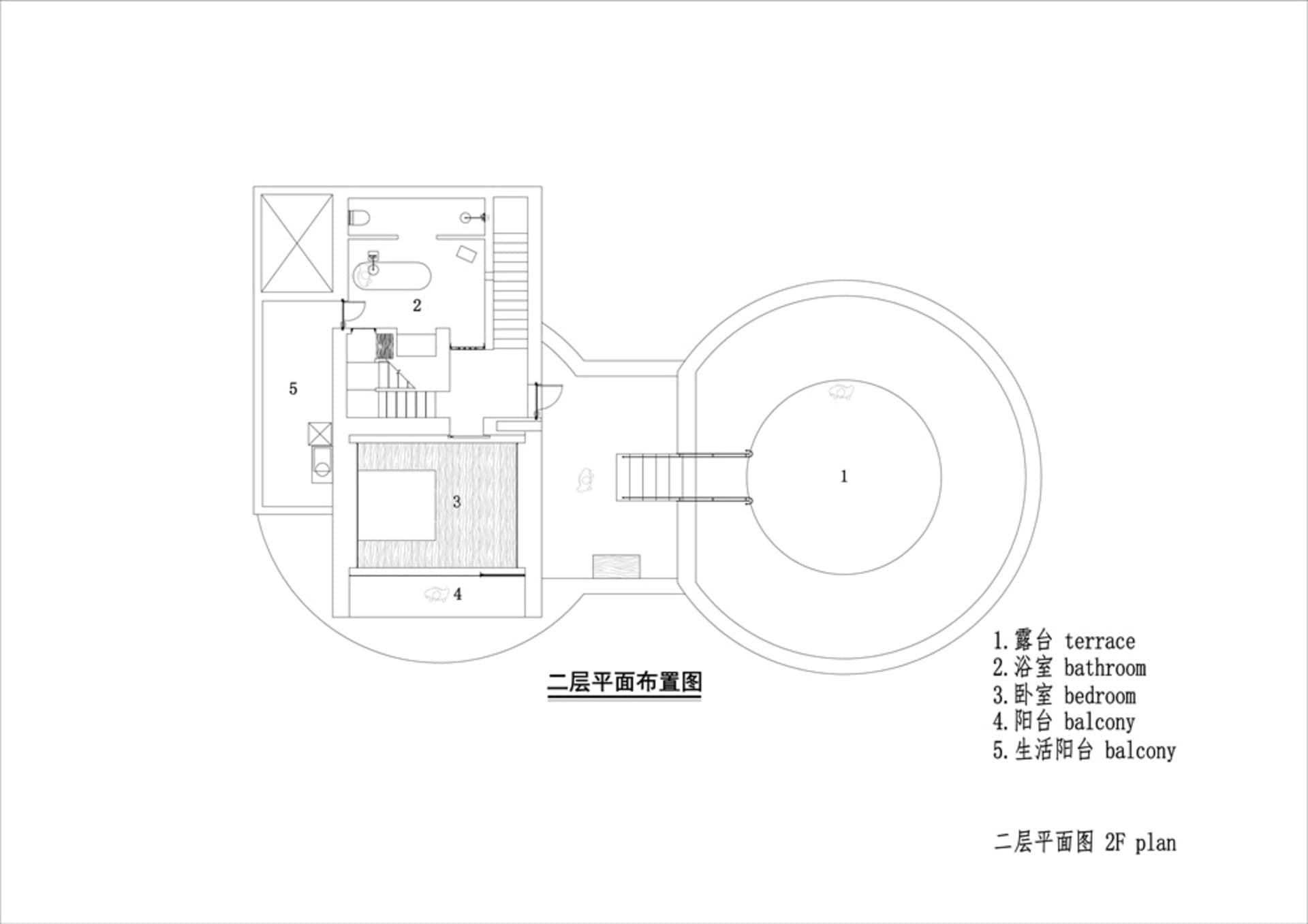 住宅室內平面圖，標示各房間與空間。