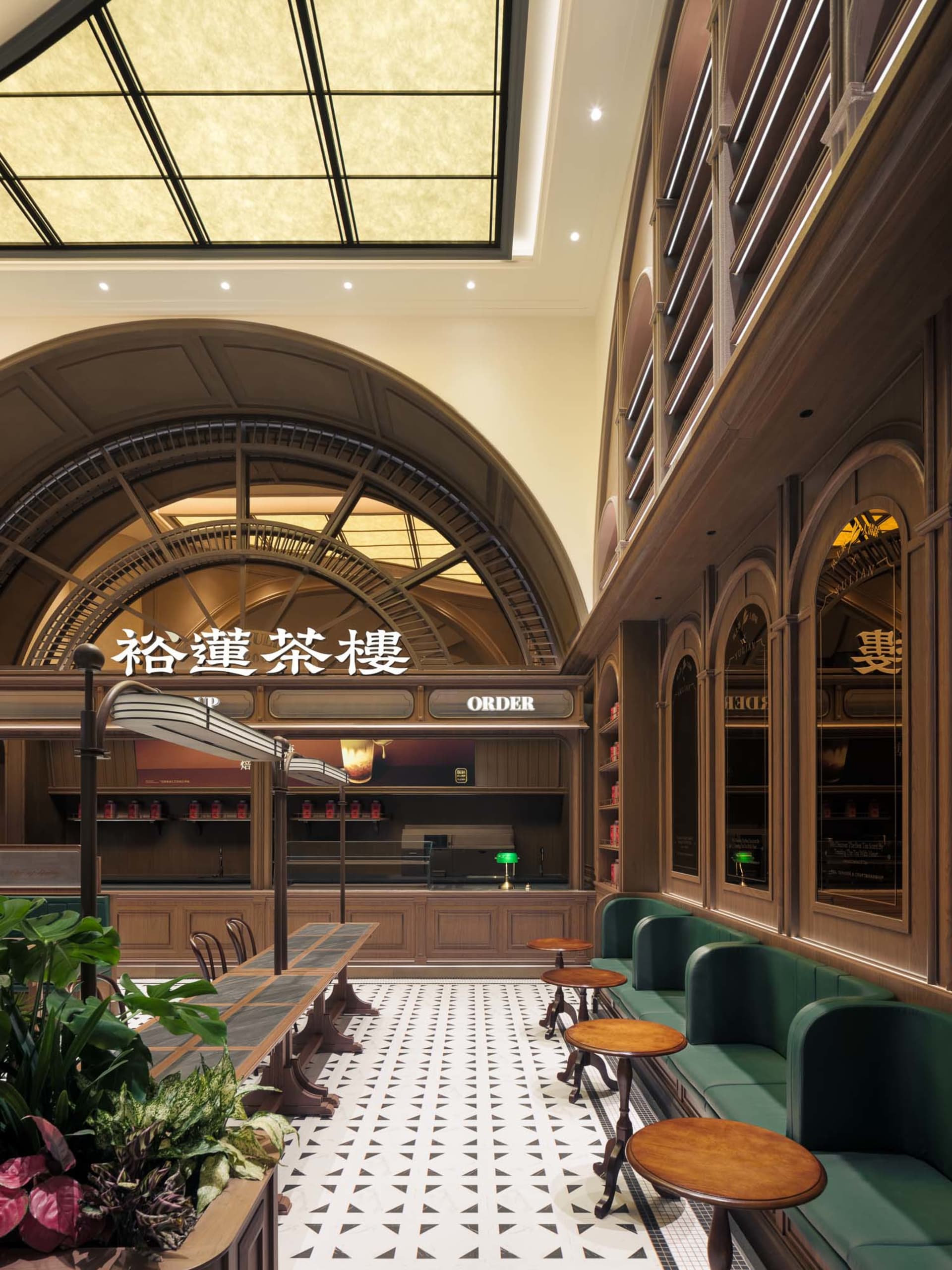 A well-lit dining area with tables and chairs in a modern Japanese restaurant, featuring a comfortable atmosphere and inviting ambiance