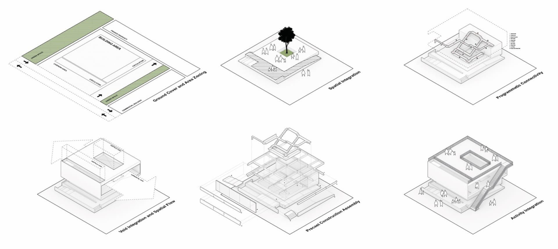 建築圖紙展示建築配置、尺寸與特色，包含線條、標註與符號