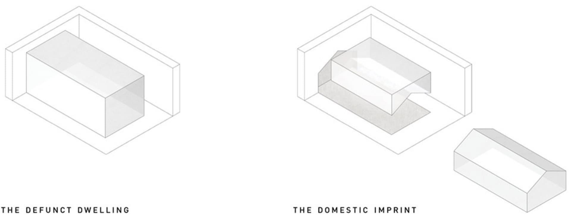 Two views of a well-organized office space with a doorway, window, and linework in the floor plan, possibly a house or office building