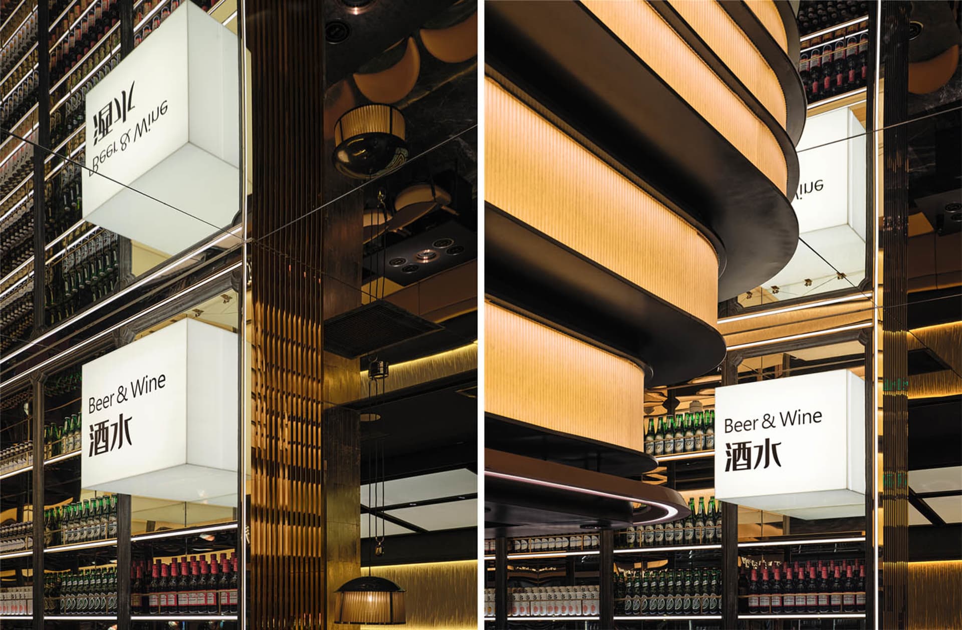 A lively bar with wooden accents, bottles, and chairs, creating a comfortable atmosphere for patrons to enjoy drinks and socialize