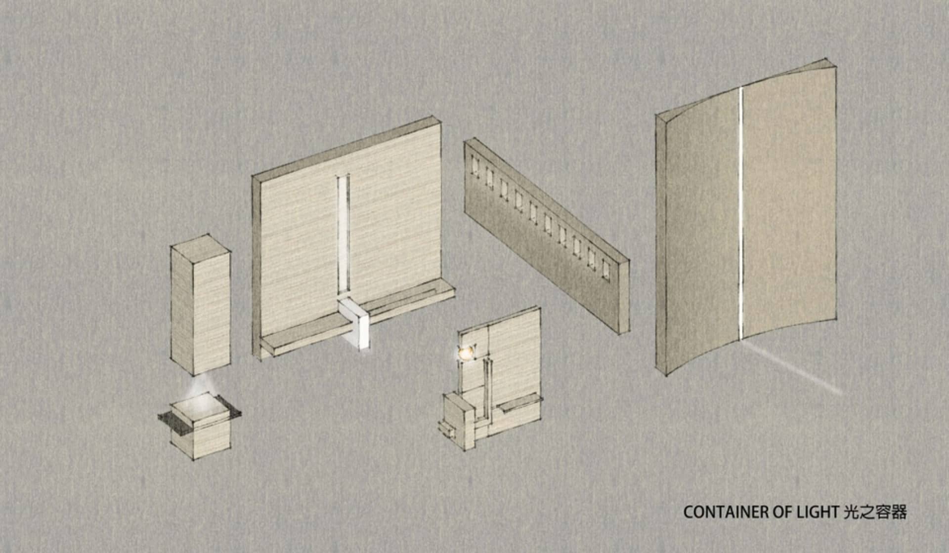 2D floor plan of a simple building with a large wooden doorway, a bench, and a toilet, featuring a long hallway and practical design