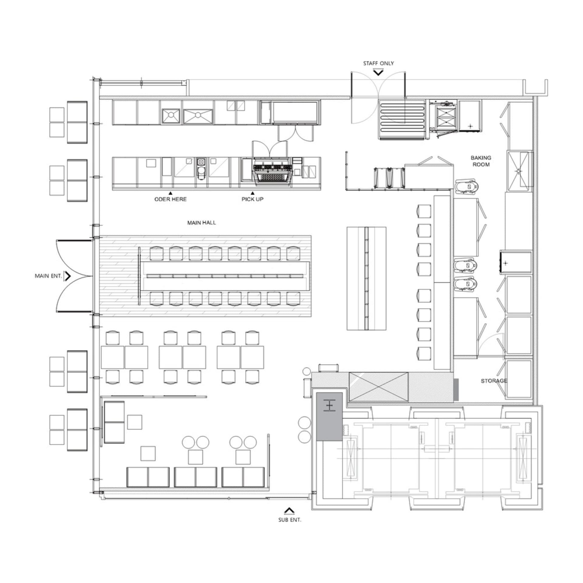 寬敞開放式餐廳空間，配有椅子與餐桌，營造舒適邀請氛圍