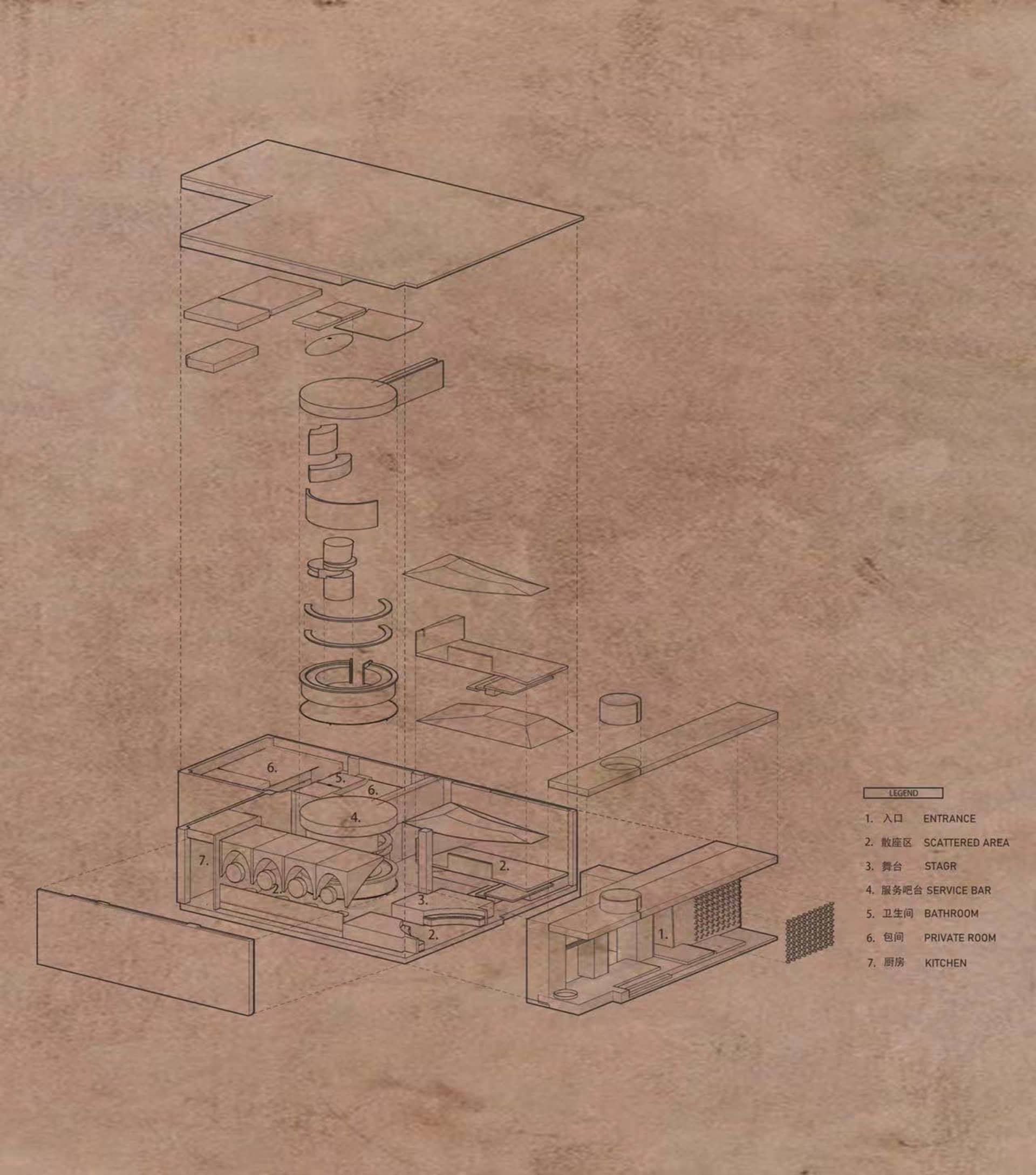 Detailed modern kitchen floor plan with cabinets, countertops, appliances, and precise measurements