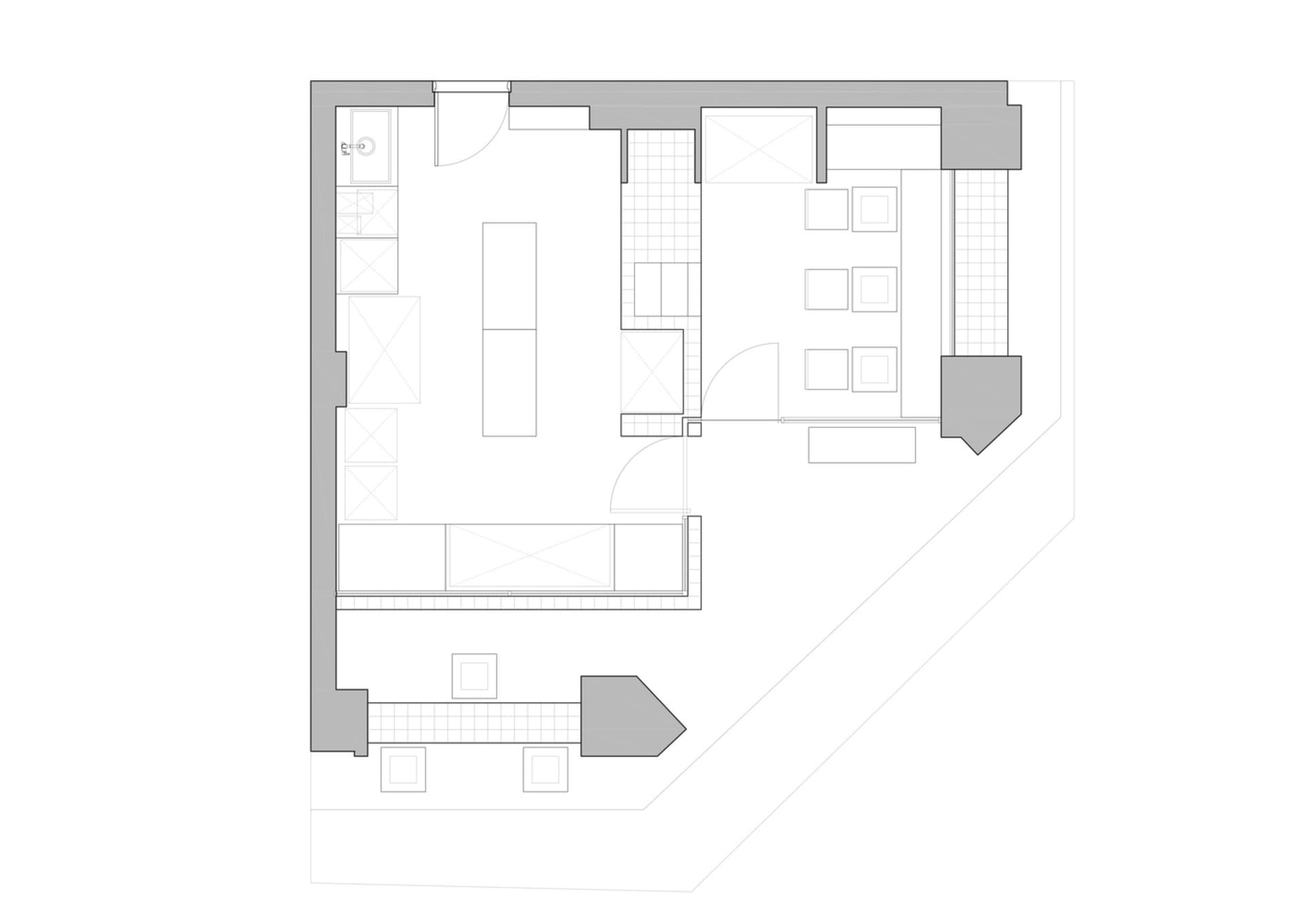 現代住宅的 2D 平面圖，包含客廳、餐廳、廚房及多間臥室，標註清楚尺寸與標示