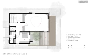 Floor plan of a modern house