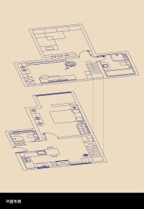 Modern architectural floor plan