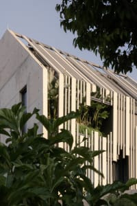 Modern architecture featuring concrete exterior