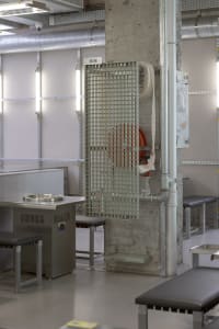 Emergency preparation counter in a modern industrial setting