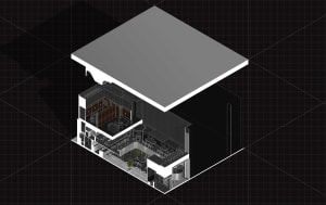 Industrial-styled architectural concept