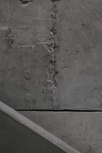 Concrete texture details in an industrial interior setting