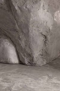 Concrete interior details showcasing structural elements in a grey environment.