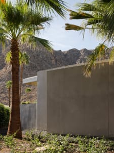 Modern, minimalist exterior designed with concrete materials.