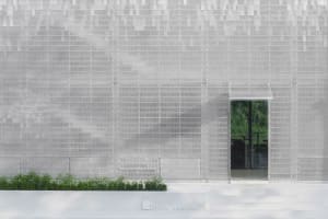Modern building exterior made of concrete