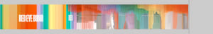 A woman walks down a hallway in a rendered scene with a sense of movement and activity