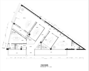 A black and white floor plan of a restaurant with labeled rooms and spaces, featuring multiple dining tables and chairs, conveying a sense of organization and attention to detail