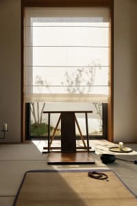 Cozy Dining Room with Wooden Table