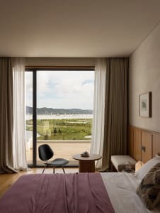 Coastal Bedroom with Ocean View
