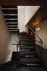 Cozy Residential Staircase with Wooden Steps