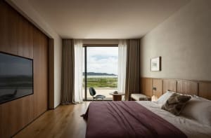 Coastal Bedroom with Ocean View