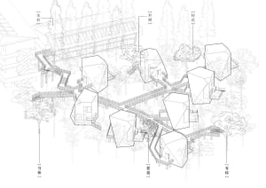 Detailed black and white floor plan of a residential house with various rooms and layout information