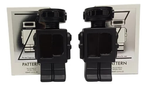 Perfume robot Pattern negro