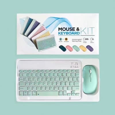 Wireless Bluetooth Rechargeable USB Keyboard and Mouse Set - Image 1