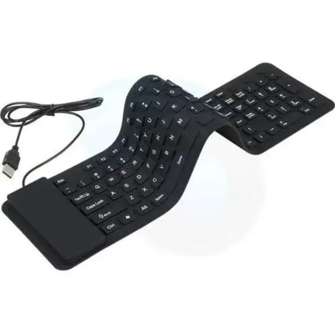 Flexible Keyboard – Waterproof, Roll-UpDesign, SilentTyping, thumbnail 2