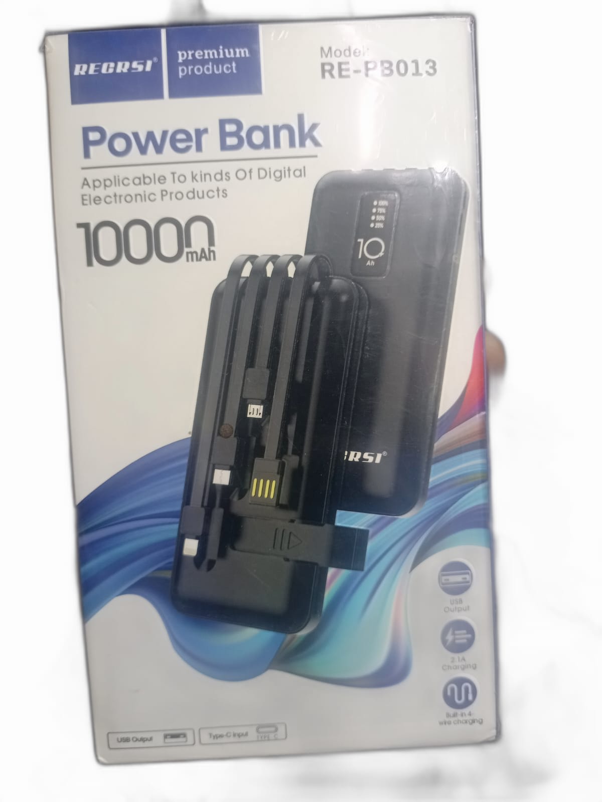 RECRSi 10000 mAh Premium powerbank - Image 1