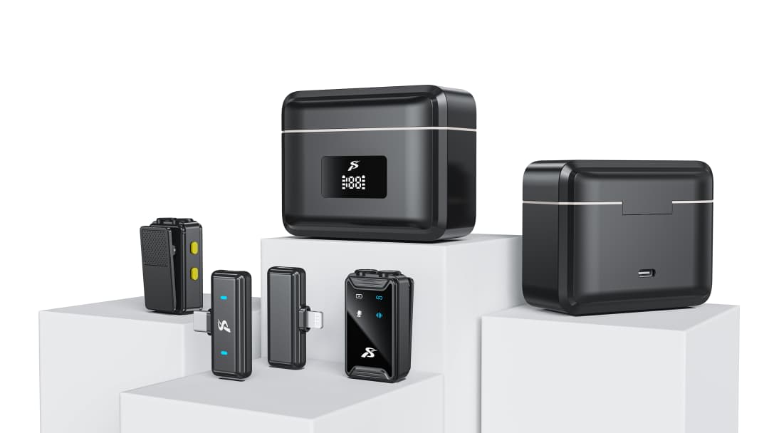 SX22 Mini Lapel Wireless Microphone with Noise Cancellation - Image 1