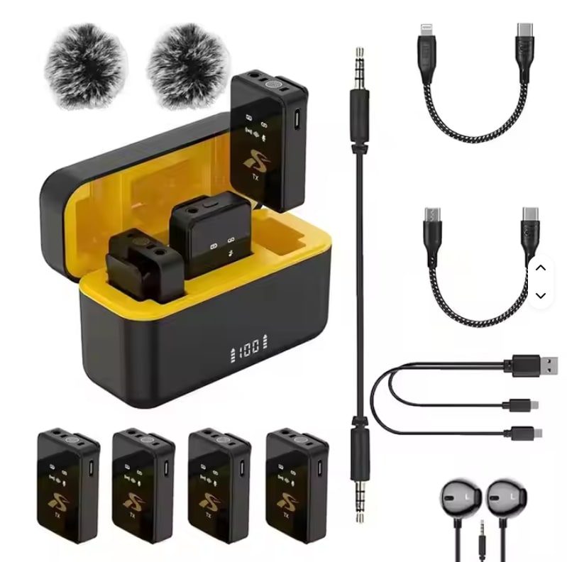SX13 Wireless Lavalier Microphone for iPhone Android thumbnail 5