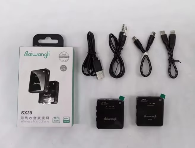 Lavalier Wireless Microphone SX39 Microphone Mirror Shell - Image 1