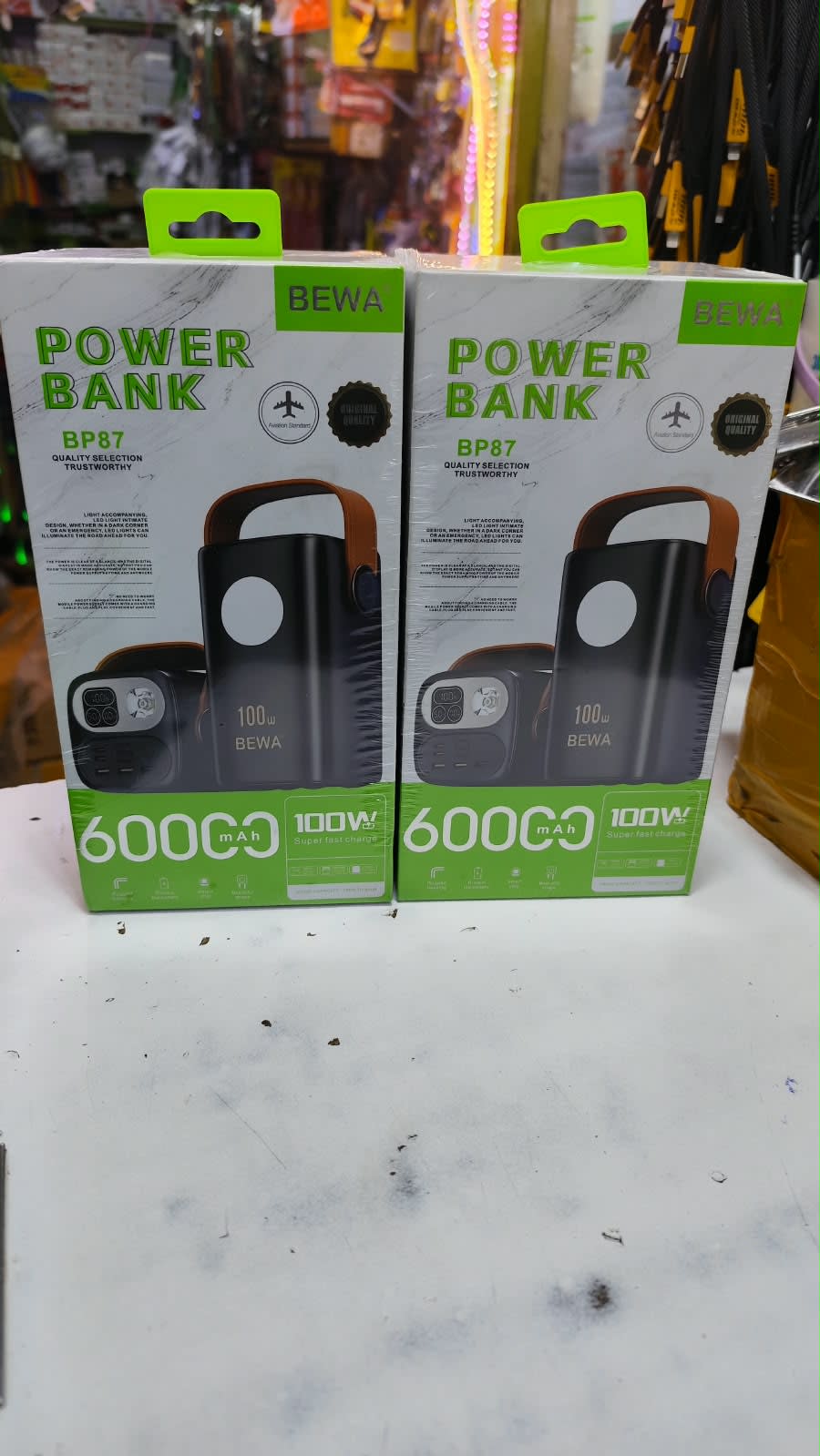 BEWA BP-57 Laptop Power Bank — 20000mAh, 100W Fast Charge - Image 1
