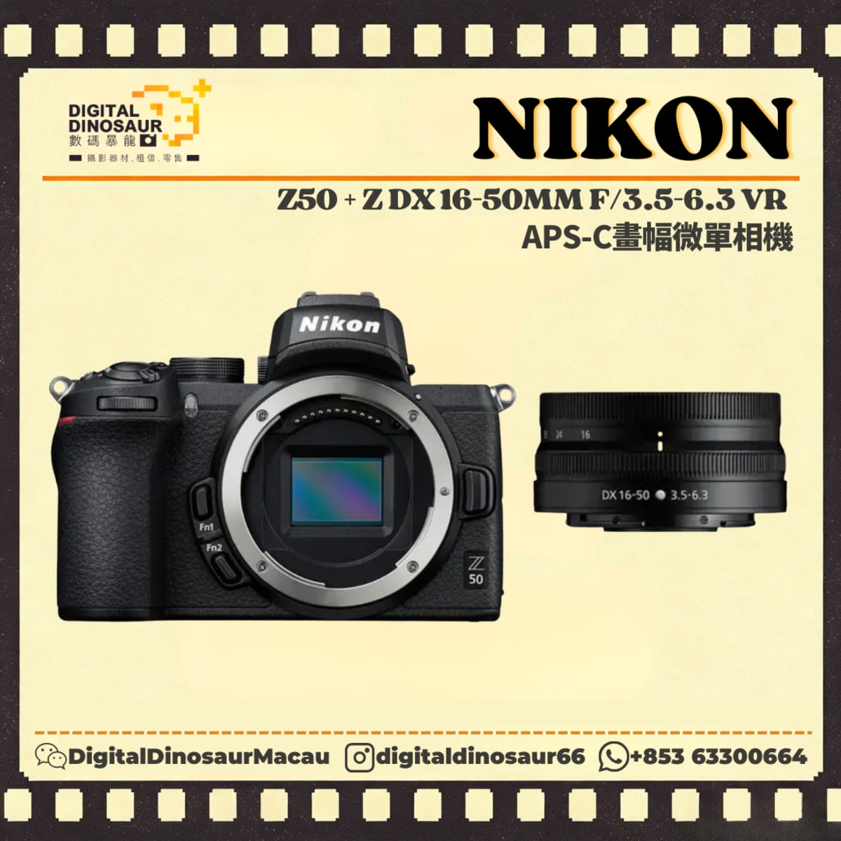NIKON Z50 +  DX 16-50mm f/3.5-6.3
