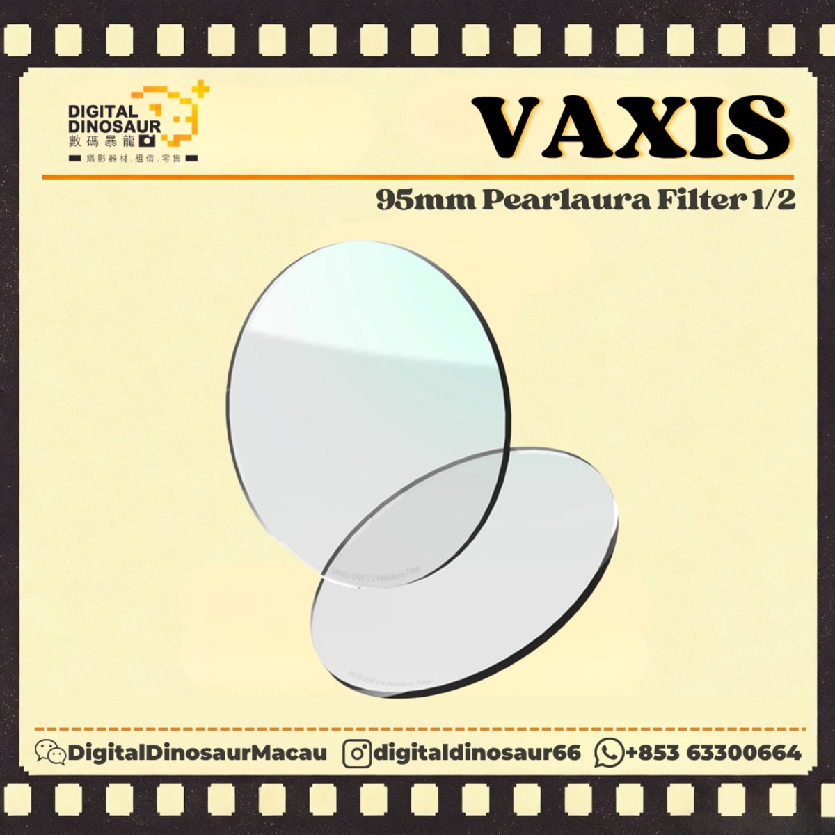 VAXIS 95mm Pearlaura Filter 1/2