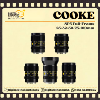 COOKE SP3 Full-Frame 5-Lens Prime Set - 25/32/50/75/100mm