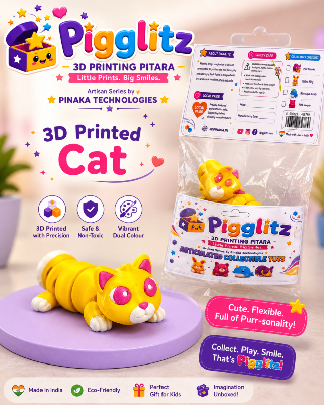 Pigglitz 3D Printed Cat