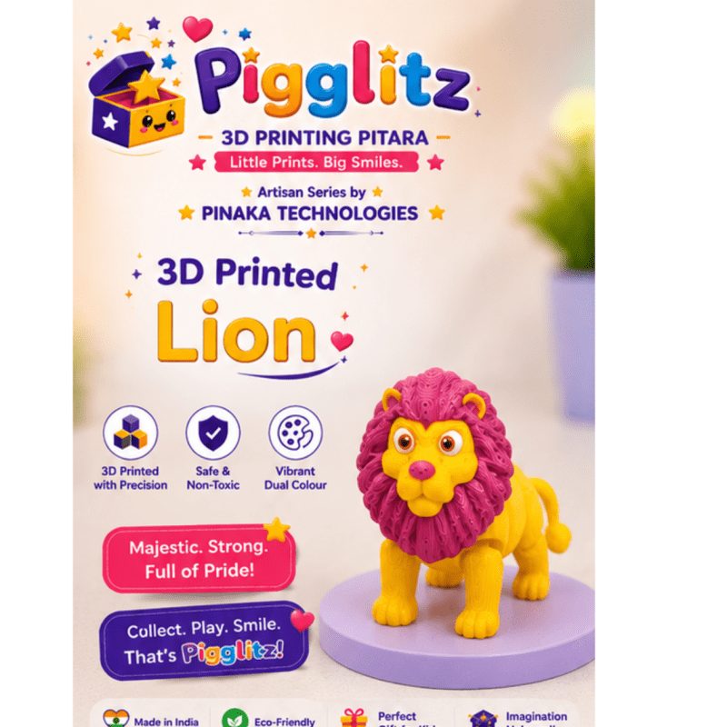 Pigglitz 3D Printed Lion
