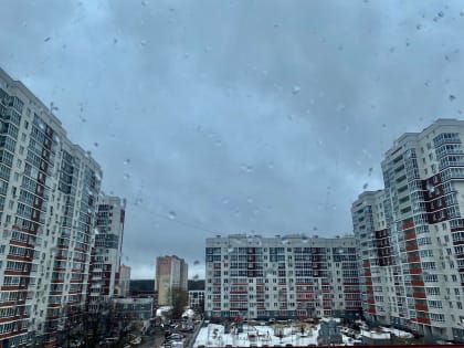 Погода в Ижевске: облачные дни с осадками