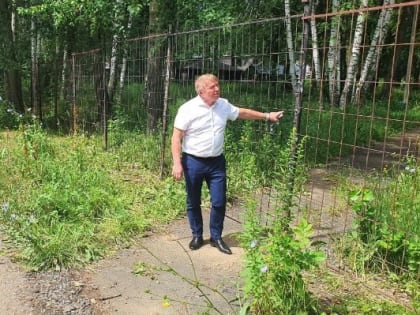 Перемещение ограды в школе №69