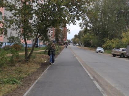 Новый тротуар в Ижевске улучшает безопасность пешеходов