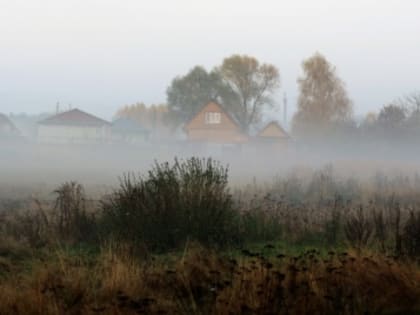 Туманные утренние часы в Удмуртской Республике