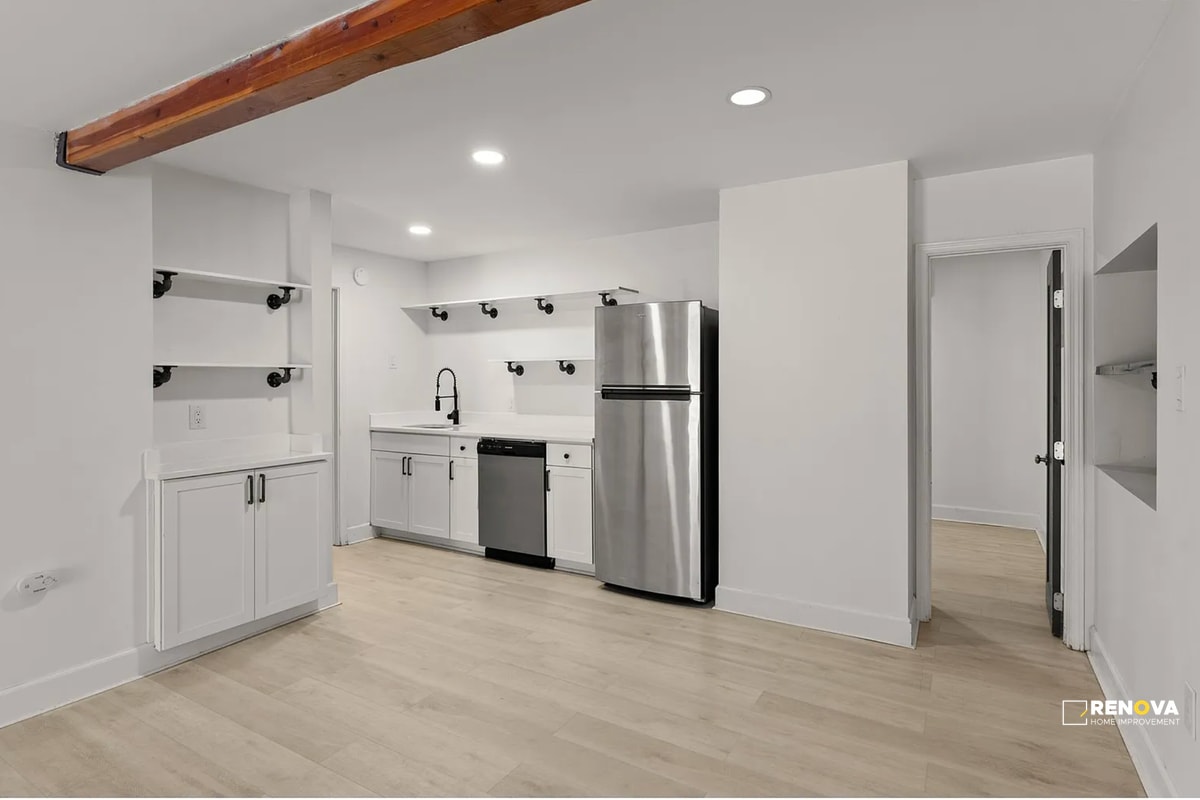 Seattle basement laundry before remodel