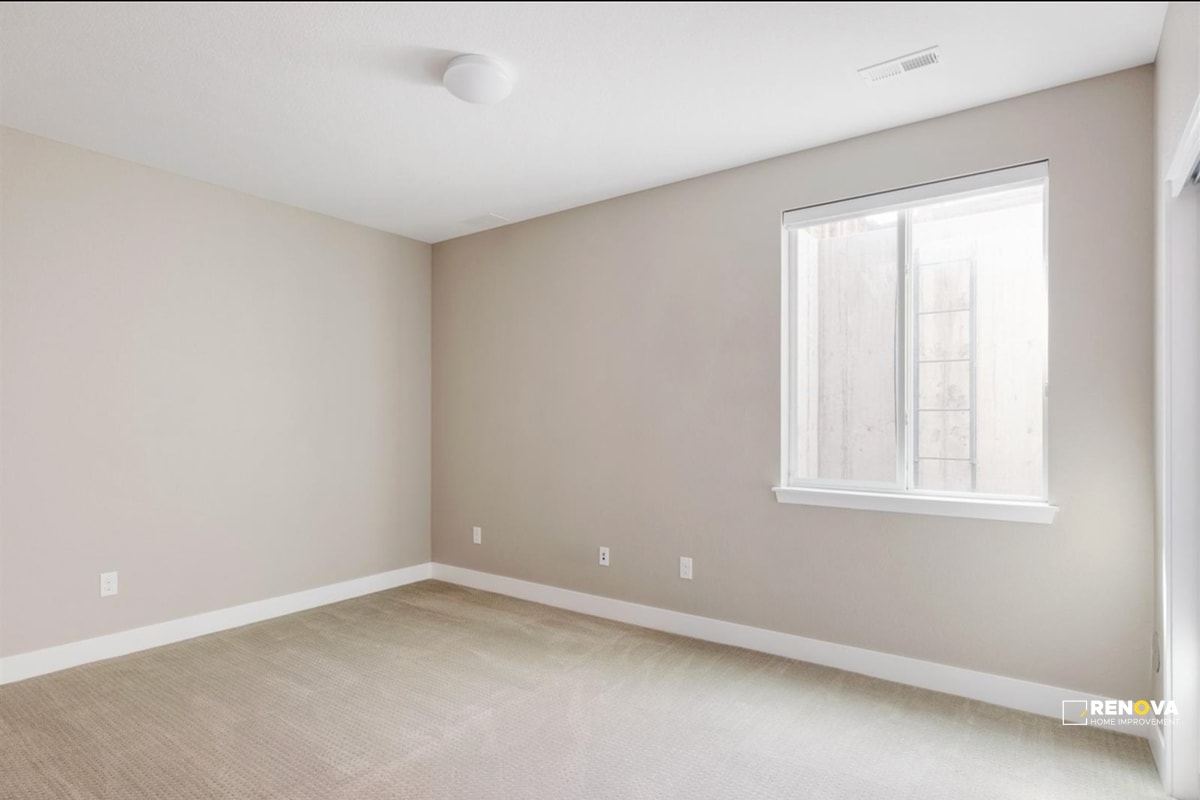Seattle basement refresh with new carpet