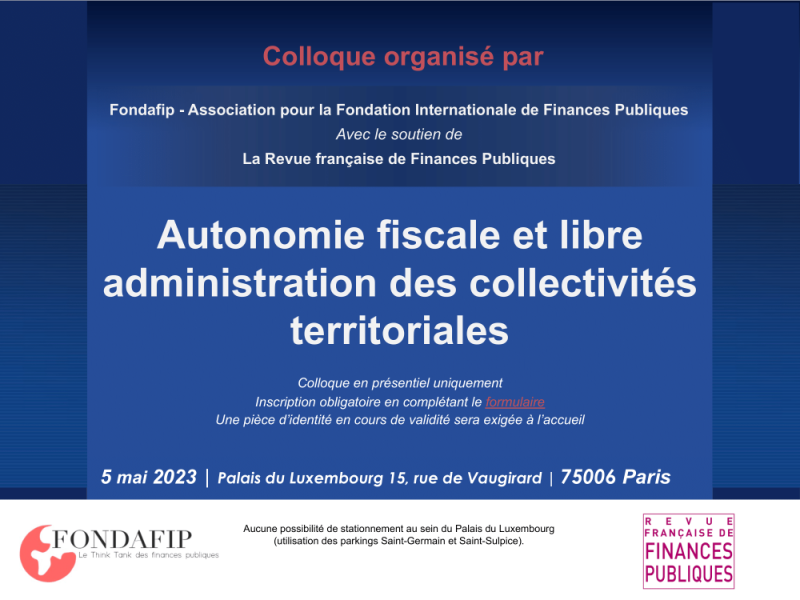Fondafip, Le Think Tank des finances publiques