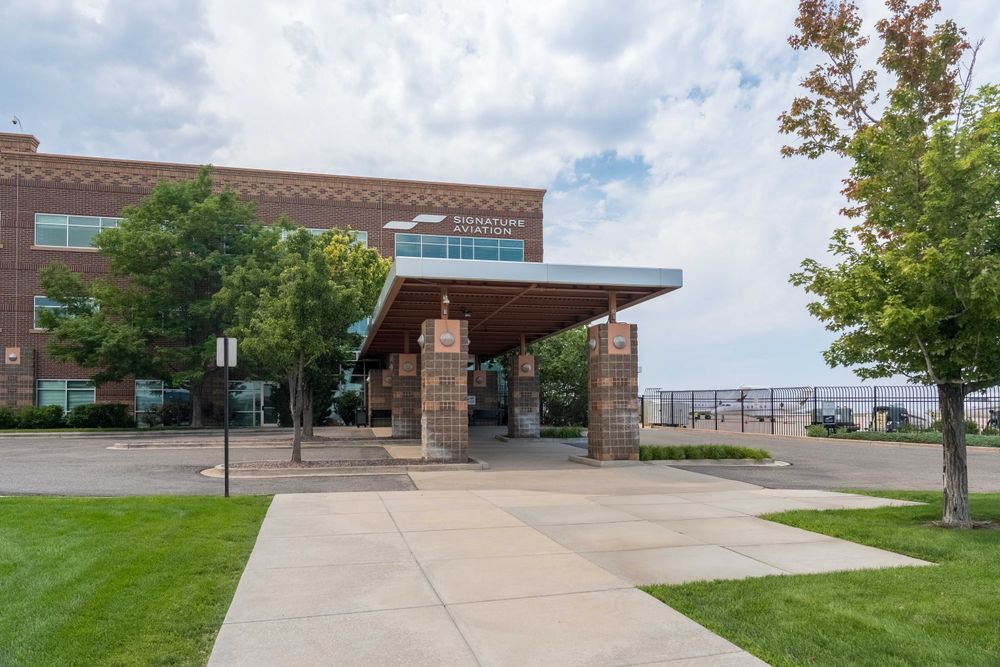 Signature FBO entrance at Denver Centennial Airport - South Terminal