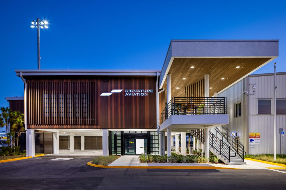 Signature FBO entrance at Key West Int'l Airport