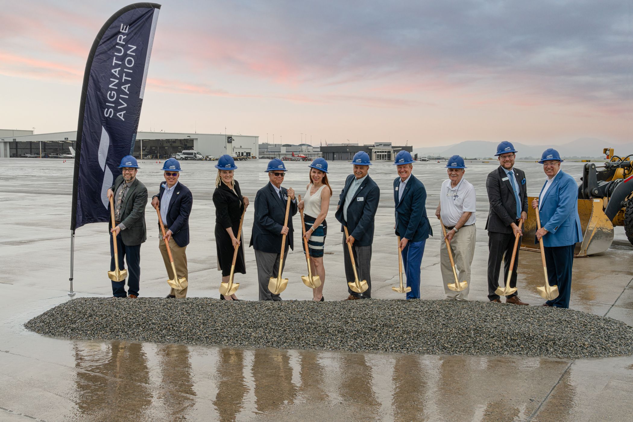 Signature Aviation Breaks Ground on Hangar and Office Development at Roanoke-Blacksburg Airport