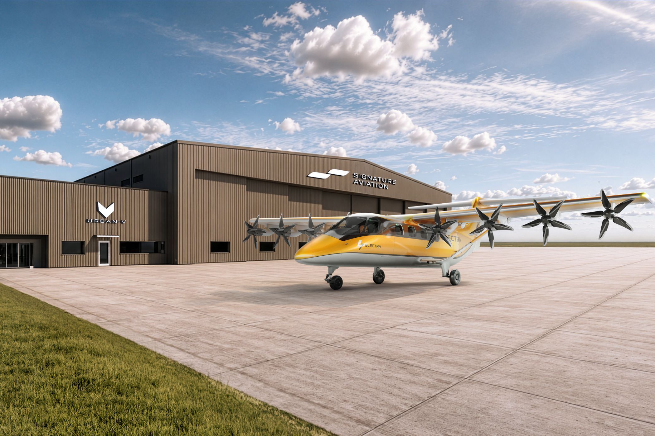 Electra, UrbanV, and Signature Aviation Announce Strategic Collaboration to Unlock New Regional Mobility Ecosystem