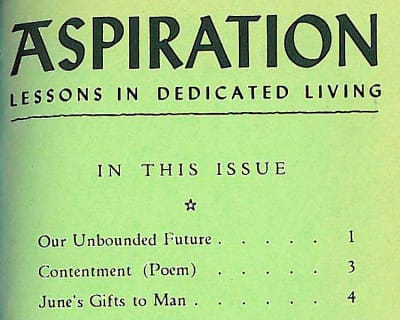 Aspiration Magazine (1942-1943)